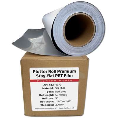 Plotter Roll Premium Stay-flat PET Film